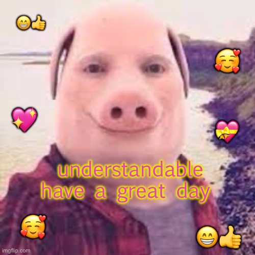 understandable have a great day | 😁👍; 🥰; 💖; 💝; understandable have a great day; 🥰; 😁👍 | image tagged in john pork,understandable have a great day | made w/ Imgflip meme maker