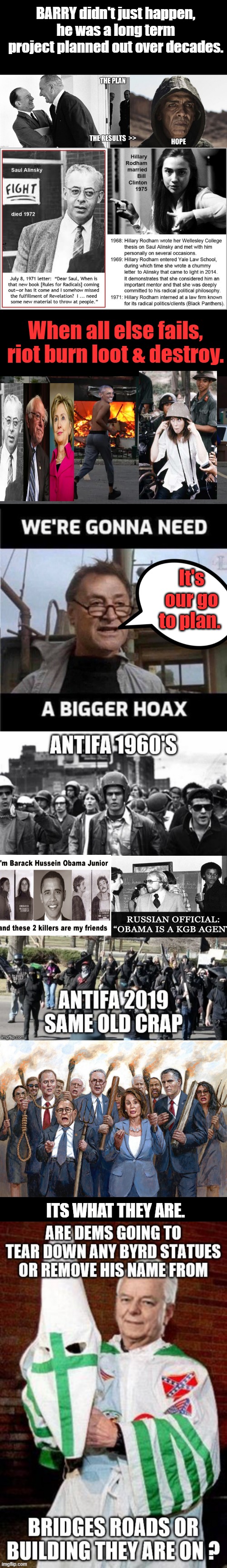 The mother of all Conspiracy MEMEs . Hey its just a movie.. | BARRY didn't just happen, he was a long term project planned out over decades. When all else fails, riot burn loot & destroy. It's our go to plan. ITS WHAT THEY ARE. | made w/ Imgflip meme maker
