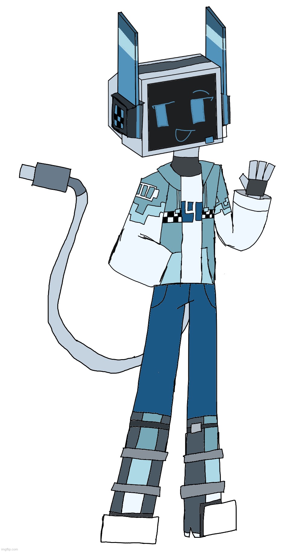 Elektrix (Digit’s futuristic brother) (E-221) | made w/ Imgflip meme maker