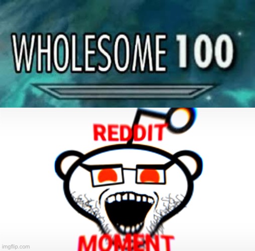 image tagged in wholesome 100,reddit moment | made w/ Imgflip meme maker