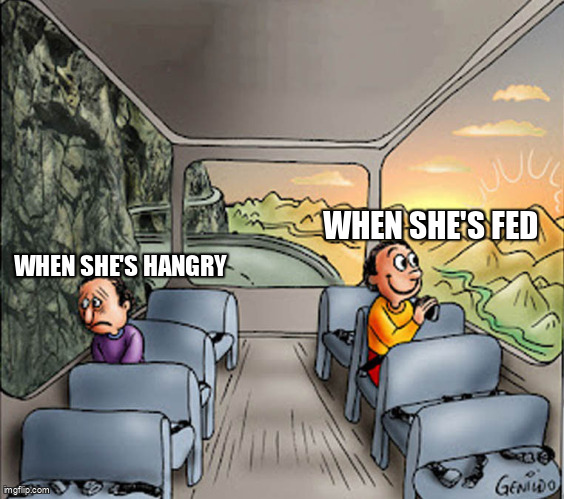 hangry girlfriend