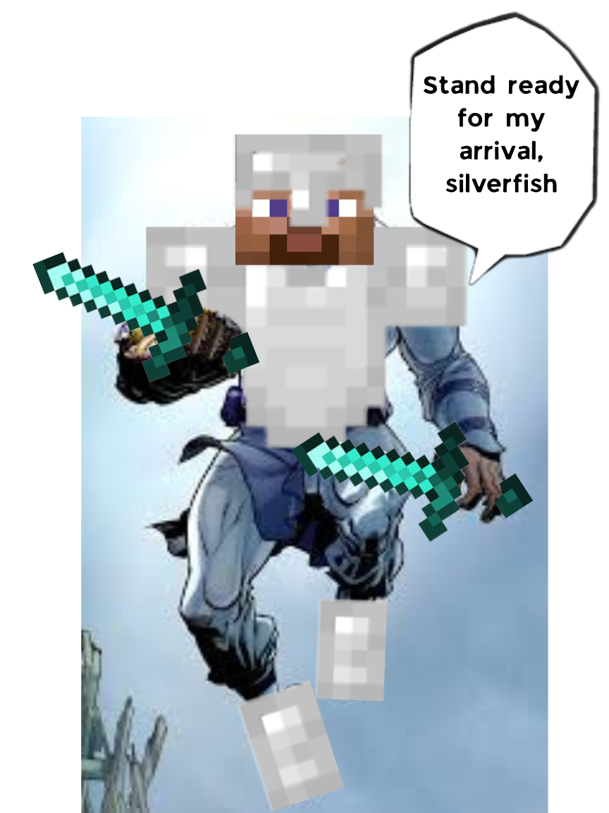 stand ready for my arrival silverfish Blank Meme Template