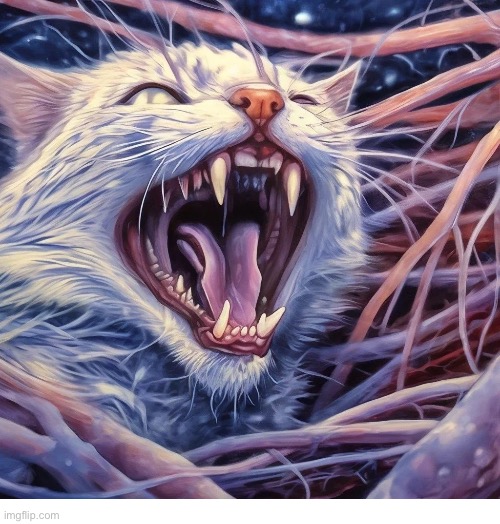 Fierce… | image tagged in cats | made w/ Imgflip meme maker