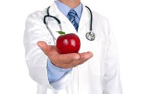 Doctor holding apple Blank Meme Template