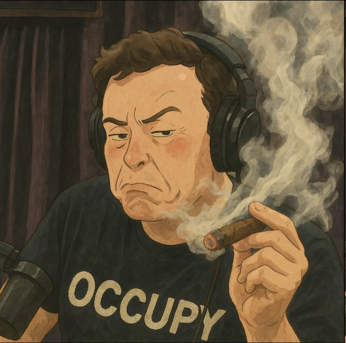 Ghibli Elon smoking a joint Blank Meme Template