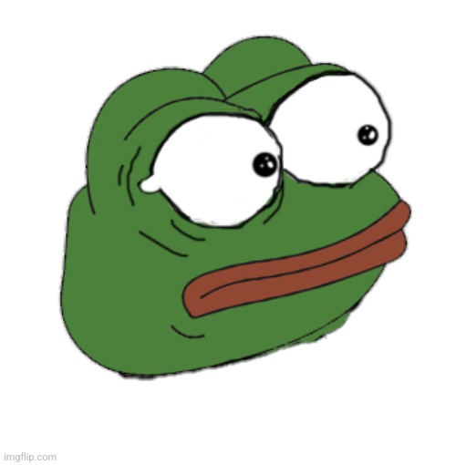 Shocked Pepe | image tagged in shocked pepe | made w/ Imgflip meme maker