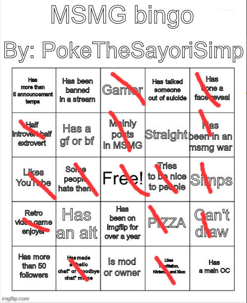 Hmmmm | image tagged in msmg bingo by poke | made w/ Imgflip meme maker