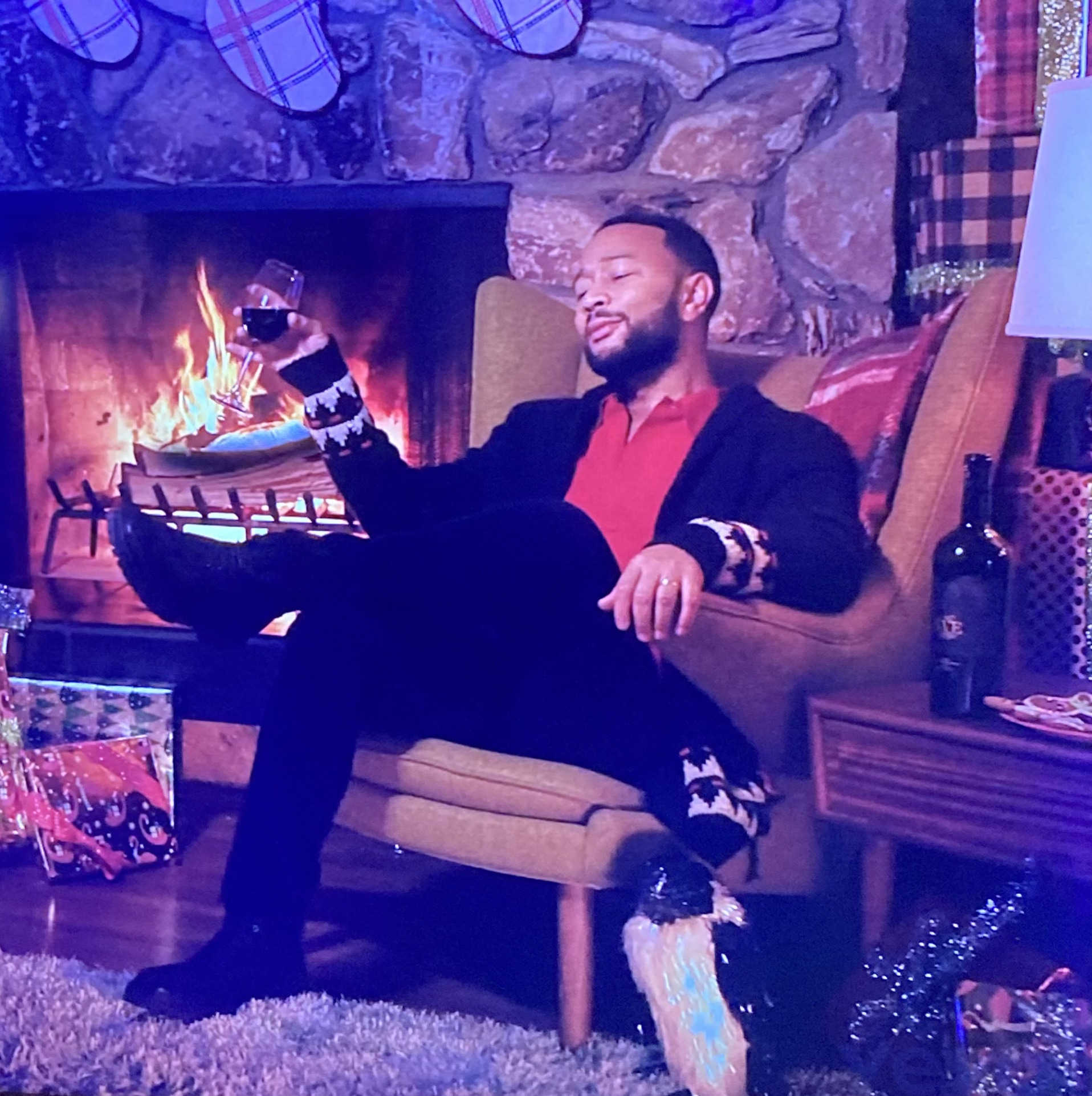 John Legend chilling Blank Meme Template