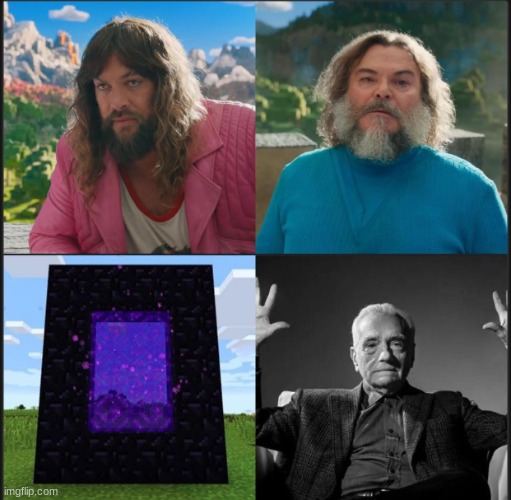 Minecraft Movie Absolute Cinema | image tagged in minecraft movie absolute cinema | made w/ Imgflip meme maker