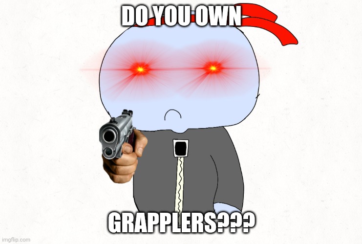 DO YOU OWN; GRAPPLERS??? | image tagged in vr | made w/ Imgflip meme maker