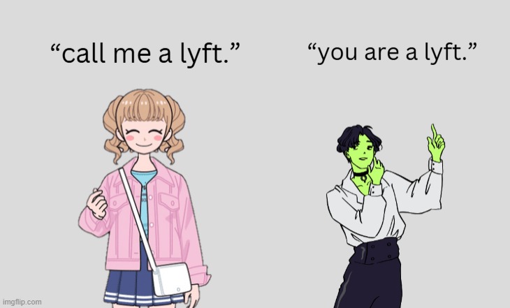 lyft | image tagged in lyft,anime | made w/ Imgflip meme maker
