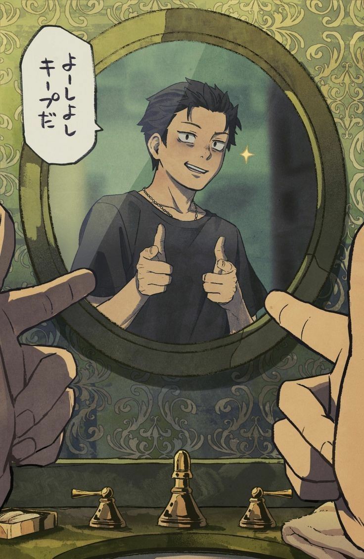Gojo's rezero's template Blank Meme Template