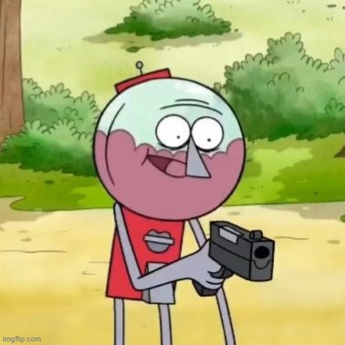 be the reason why somebody closes their computer, or youll be fired | image tagged in benson with gun | made w/ Imgflip meme maker