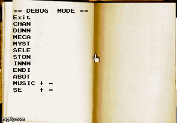Myst ps1 debug mode book - Imgflip