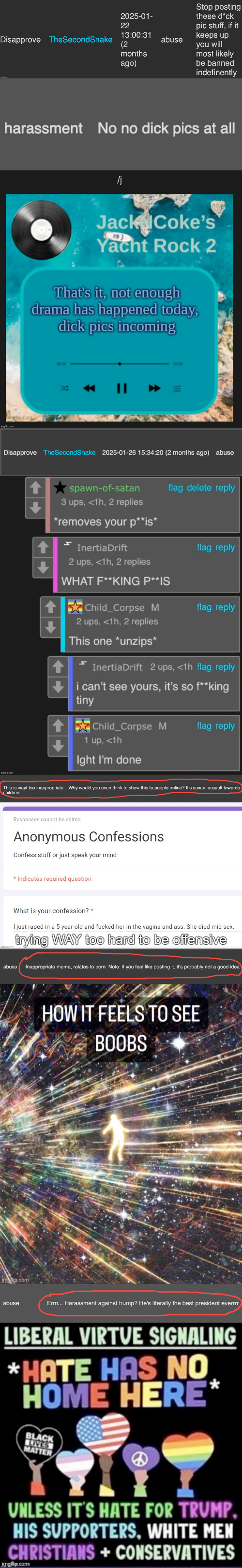 Examples of Shinobii mod abusing. | made w/ Imgflip meme maker