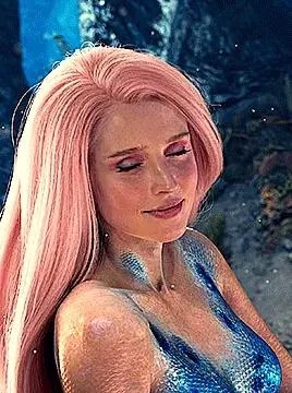 sad mermaid Blank Meme Template