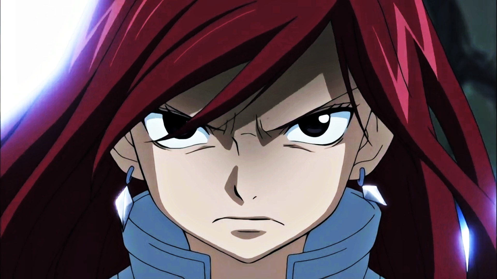 angry erza Blank Meme Template