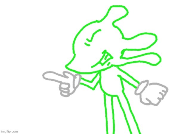 bacterial sonic character | made w/ Imgflip meme maker