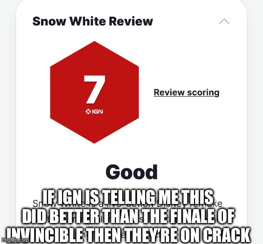 What the hell is this? | IF IGN IS TELLING ME THIS DID BETTER THAN THE FINALE OF INVINCIBLE THEN THEY’RE ON CRACK | image tagged in what the hell is this | made w/ Imgflip meme maker