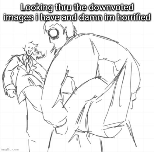 The 10th Doctor kicking The Master's balls | Looking thru the downvoted images i have and damn im horrified | image tagged in the 10th doctor kicking the master's balls | made w/ Imgflip meme maker