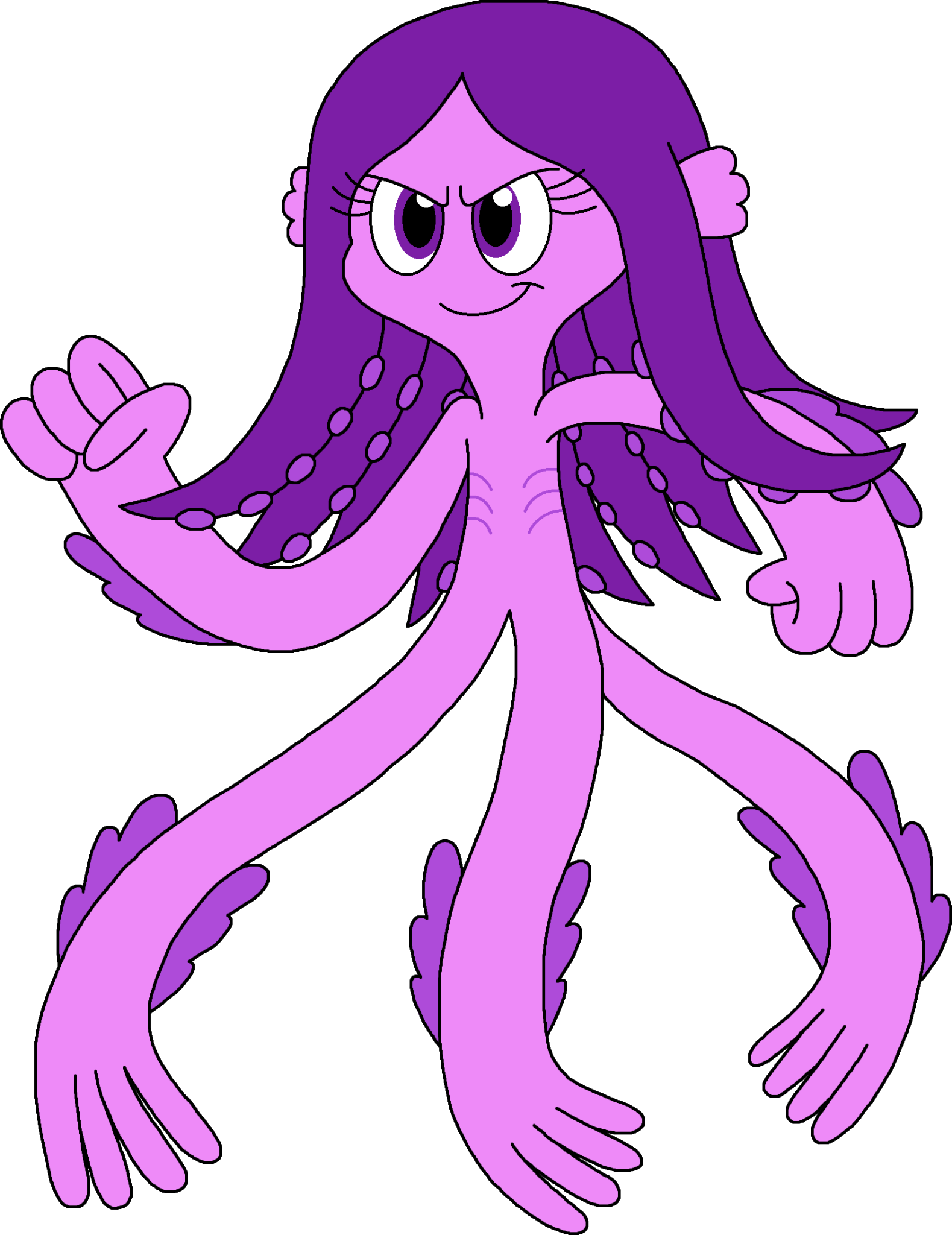 Giant Kraken Ruby Gillman Blank Meme Template