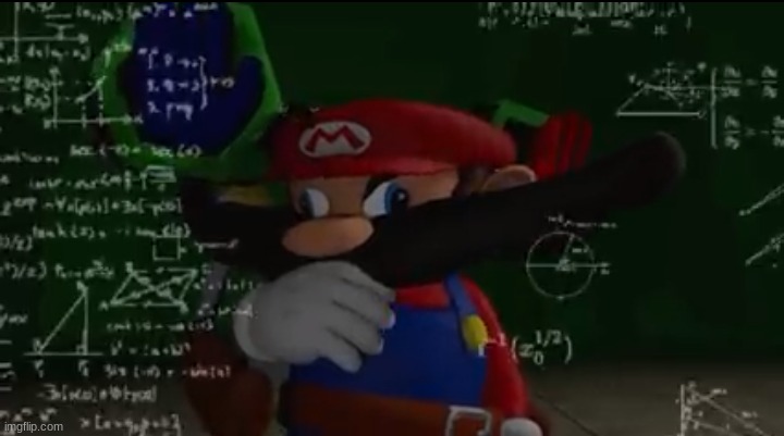 Mario thiking | image tagged in mario thiking | made w/ Imgflip meme maker