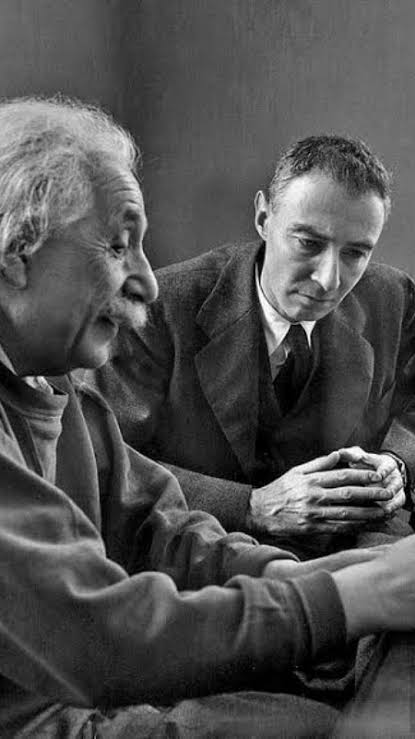 Einstein Oppenheimer Blank Meme Template