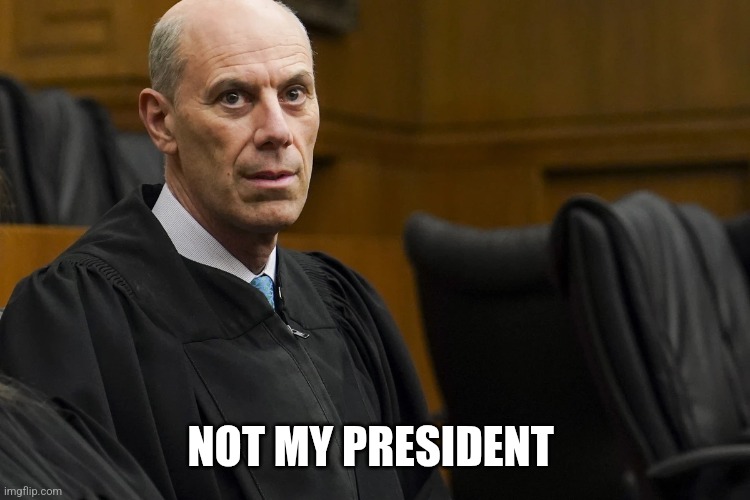 Lunatic Activist Judge James “Jeb” Boasberg | NOT MY PRESIDENT | image tagged in lunatic activist judge james jeb boasberg | made w/ Imgflip meme maker