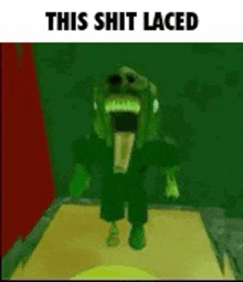 this shit laced Blank Meme Template