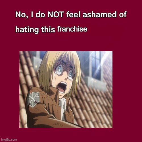 i hate this franchise Blank Meme Template
