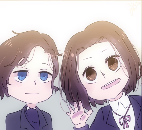 Chopin and Liszt Blank Meme Template