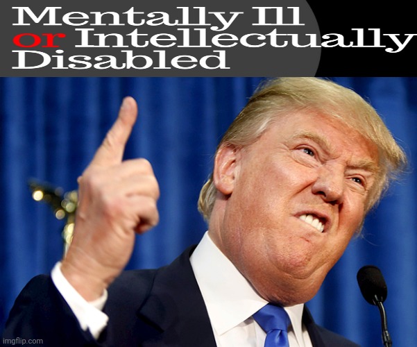 I'm Smart ? | image tagged in donald trump,mental illness | made w/ Imgflip meme maker