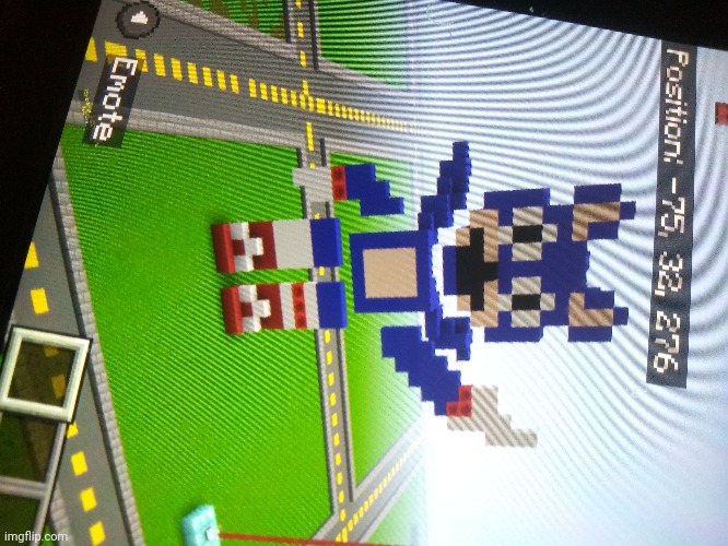 W build? Comparison for real character in comments | image tagged in minecraft | made w/ Imgflip meme maker
