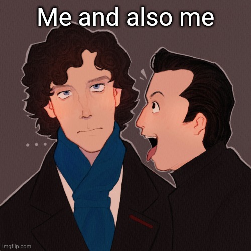 The voices | Me and also me | made w/ Imgflip meme maker