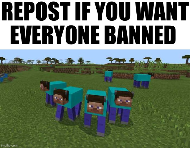 me and the boys | REPOST IF YOU WANT
EVERYONE BANNED | image tagged in me and the boys | made w/ Imgflip meme maker