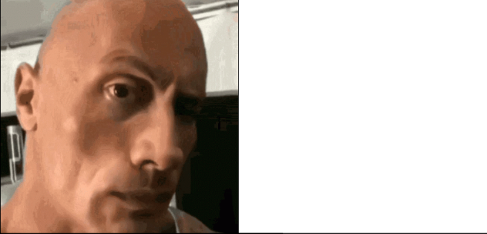 Dogoventures sussy rock raise eyebrow sus Blank Meme Template