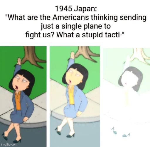 Dropping a portable sun on Japan | made w/ Imgflip meme maker