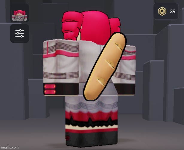 Back side of my Roblox Teto avatar | made w/ Imgflip meme maker