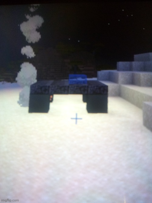 I'm ass at making cars lmao | image tagged in minecraft | made w/ Imgflip meme maker