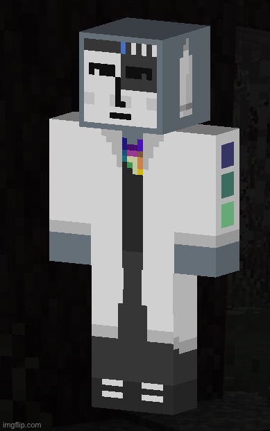 I made Professor Procreate into a Minecraft skin | made w/ Imgflip meme maker