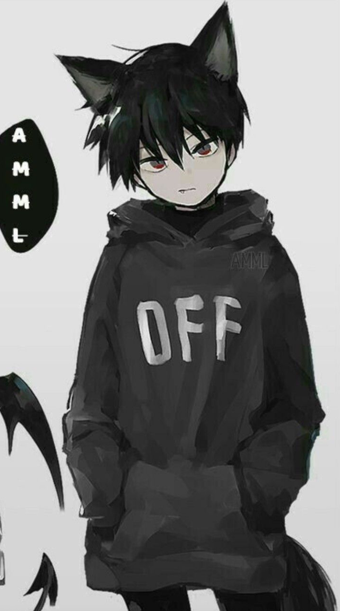 Cat Boy Blank Meme Template