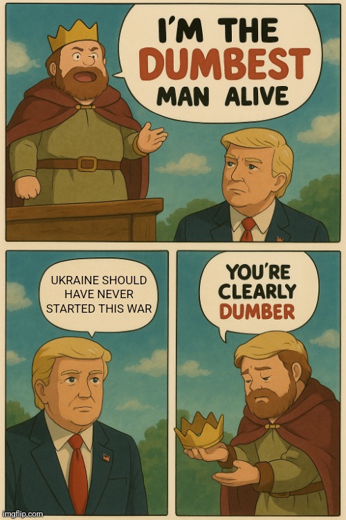 Ukraine should have never started this war | UKRAINE SHOULD HAVE NEVER STARTED THIS WAR | image tagged in politics,trump,donald trump,ukraine | made w/ Imgflip meme maker