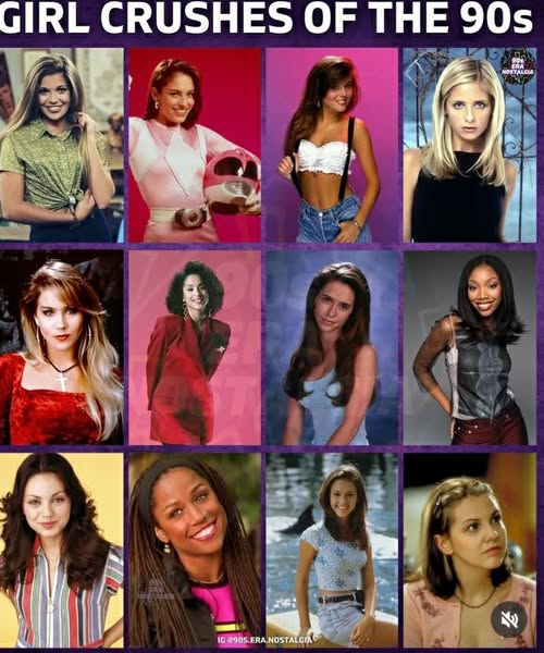 girl crushes of the 90s Blank Meme Template