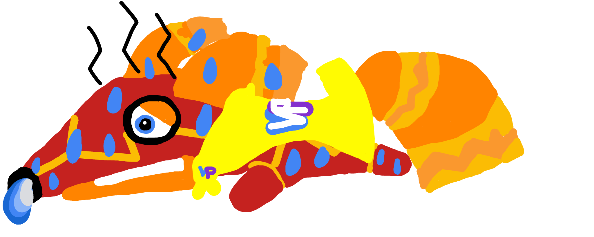 Sick Super Pretztail Blank Meme Template