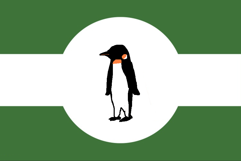 Penguin Liberation League Flag Blank Meme Template