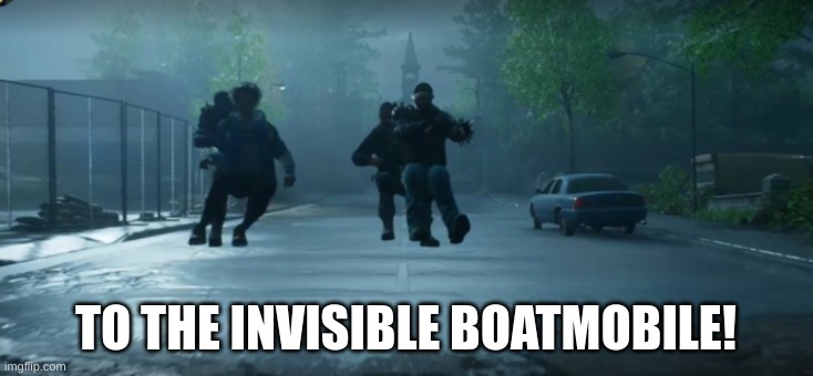 Invisible Boatmobile Blank Meme Template