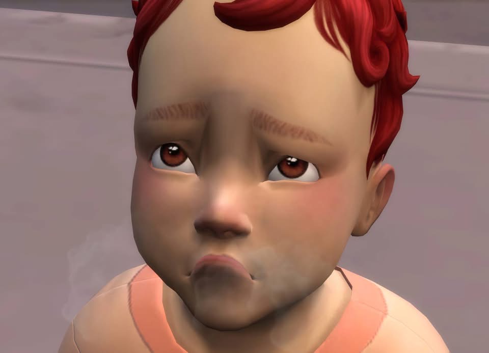 Sim baby Blank Meme Template