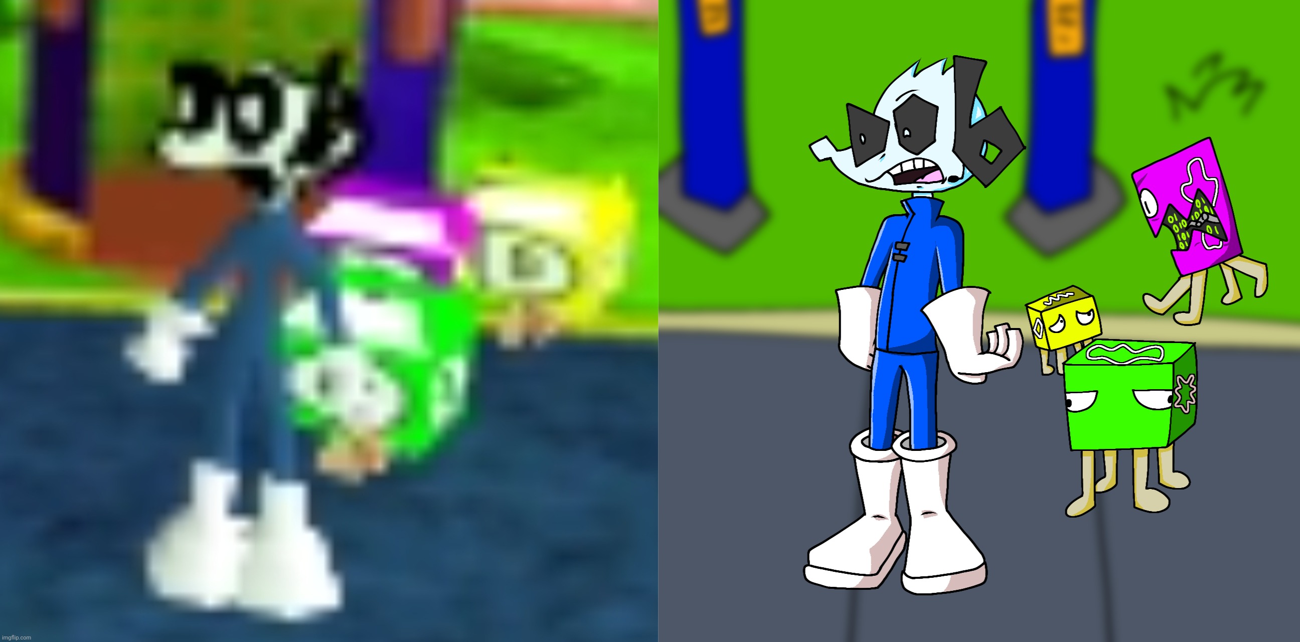 Redrew ts outta boredom | image tagged in quh | made w/ Imgflip meme maker