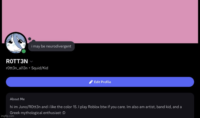 New discord until I get my stuff back, add me if you want | made w/ Imgflip meme maker