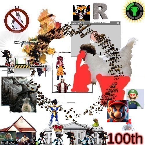 Luigi is killed and ai Mario appears for revenge. also Vegeta. bottom comment chooses the image | made w/ Imgflip meme maker